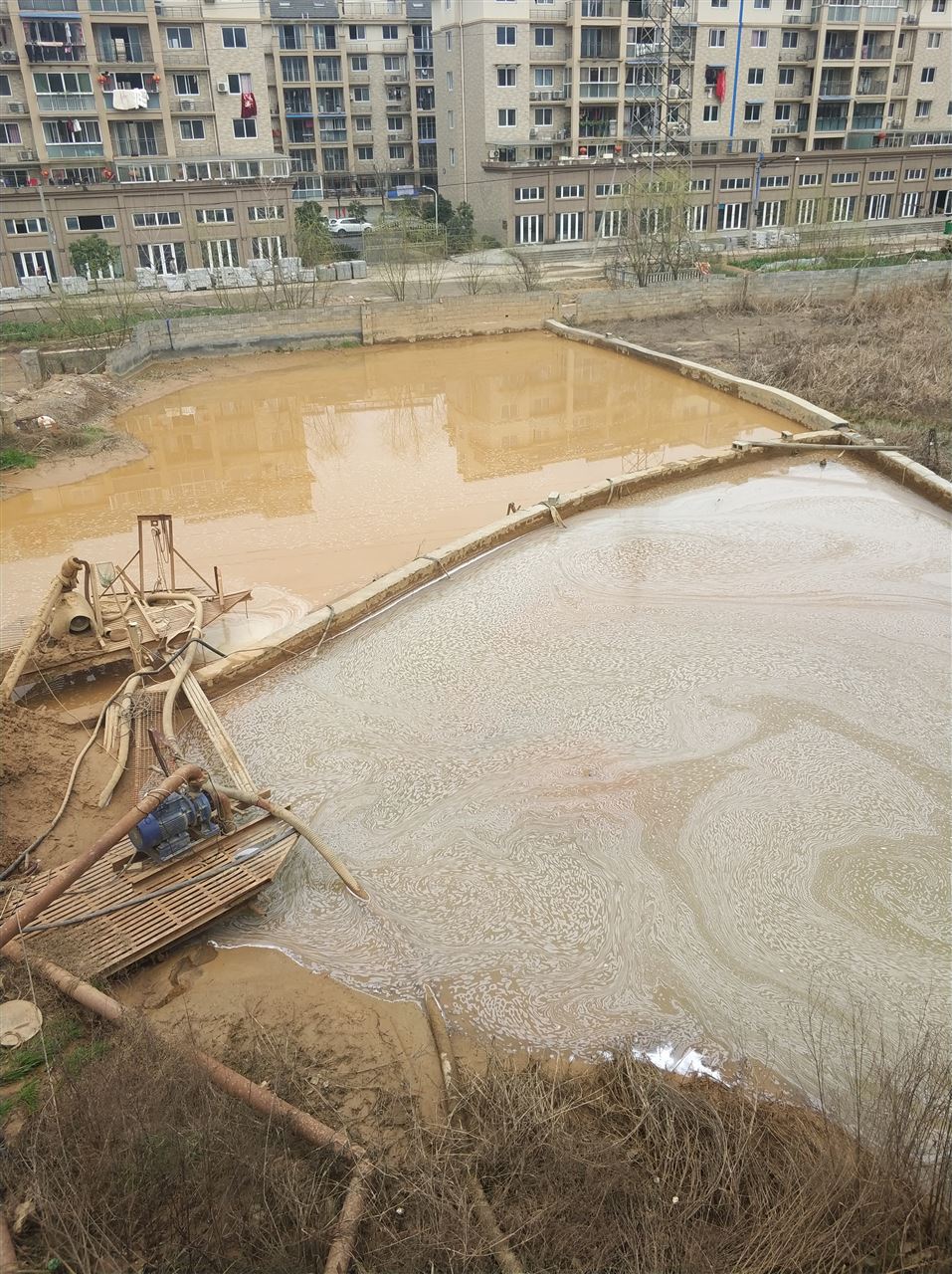 竹根滩镇沉淀池淤泥清理-厂区废水池淤泥清淤