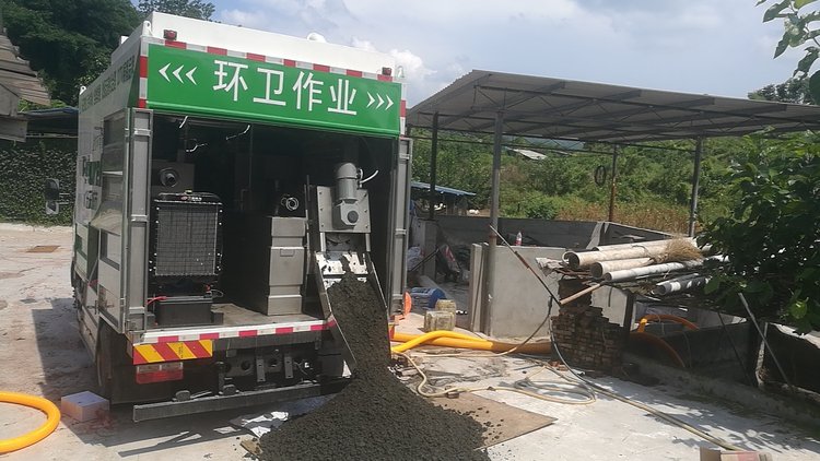 竹根滩镇污泥干湿分离技术